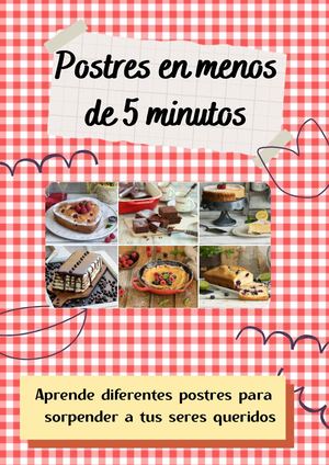 Postres En 5 Minutos
