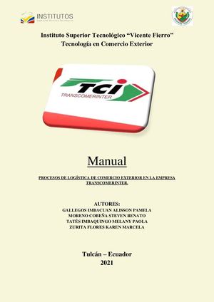 Manual PPt Grupo 4 Comercio Exterior Tercer Nivel Matutino