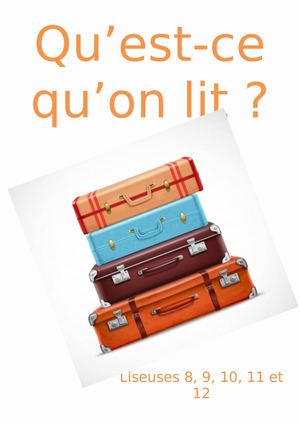 La PAL des liseuses 8,9,10,11 et 12