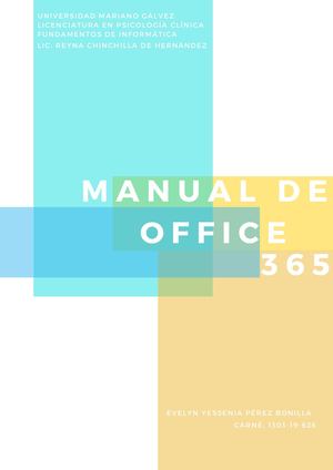 Manual Office 365