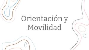 Cartilla Orientación Y Movilidad