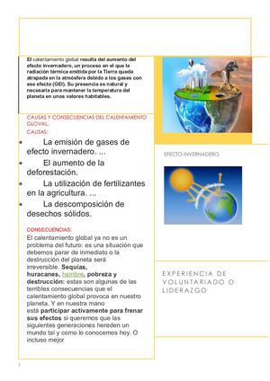 Calentamiento Gloval
