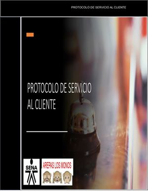 Cartilla Protocolo Servicio Al Cliente