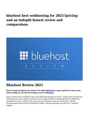 Bluehost 1631966820