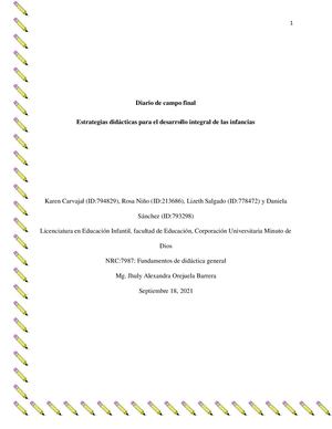 Diario De Campo Final