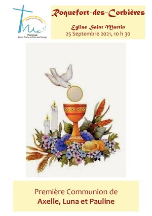25 09 2020 Communions Roquefort Des Corbieres