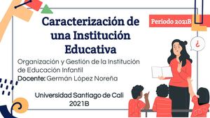 Caracterización Institucional