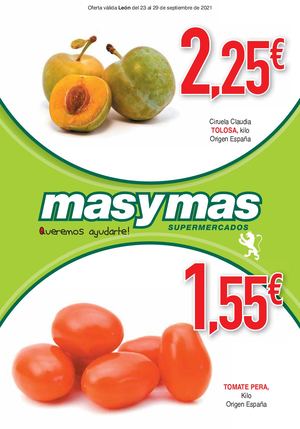 Oferta Válida León Del 23 Al 29 De Septiembre De 2021 - Masymas Supermercados