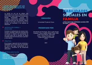 Sesión 5 Material Para Padres De Familia