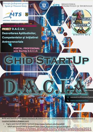 Ghid STARTUP D.A.C.I.A - Dezvoltarea Aptitudinilor, Competentelor și Inițiativei Antreprenoriale