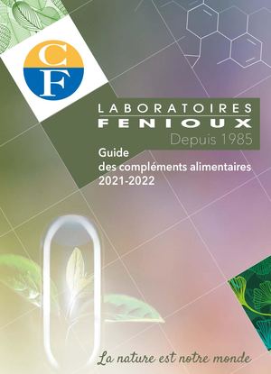Livret Compléments Alimentaires Fenioux 2021-2022