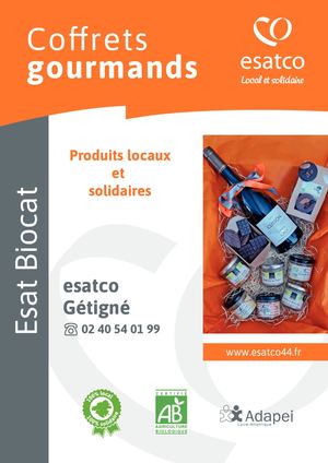 Plaquette Coffrets Gourmands 2021