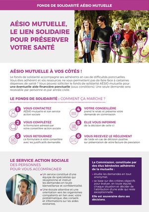 FONDS DE SOLIDARITÉ AÉSIO MUTUELLE