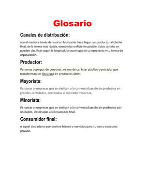 Glosario