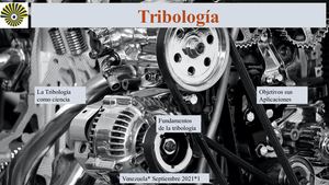 Revista Tribologia