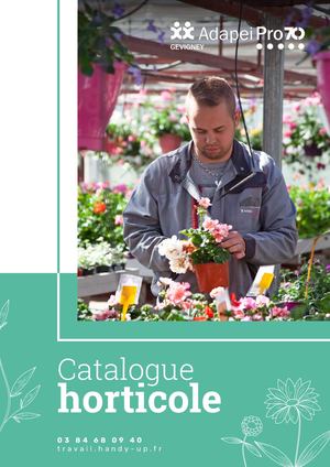 Catalogue horticole - Adapei Pro 70 Gevigney
