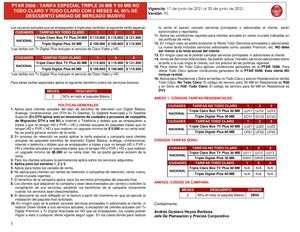 PTAR 2008 Tarifa Esp Triple Todo Claro V92 0621 IN