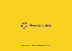 FLORERIAS UNIDAS - Manual de Identidad Corporativa