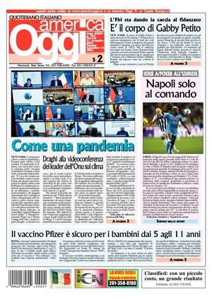 America Oggi 21 Settembre 2021
