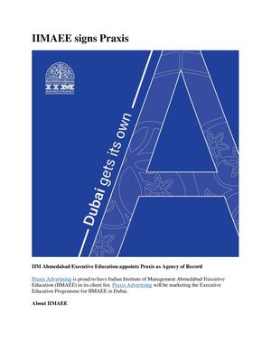 IIMAEE Signs Praxis Advertising Agency UAE