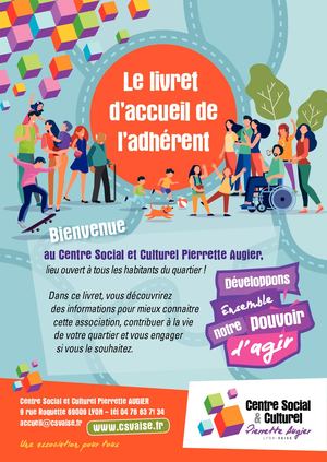 Livret d'accueil Centre Social et Culturel Pierrette Augier