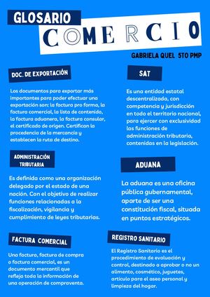 Glosario Comercio