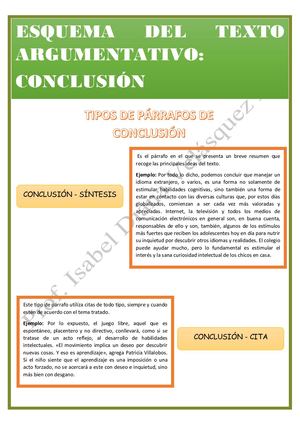 TIPO DE CONCLUSIONES