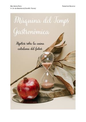 Treball De Recerca (El Que Porto)