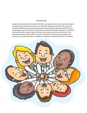 Plan Decenal De Educacion