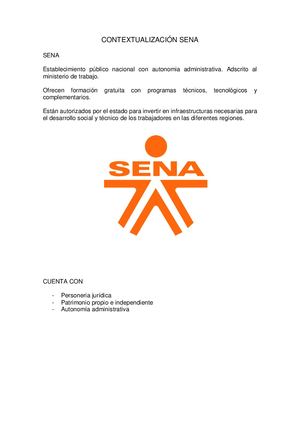 Contextualizacion Sena