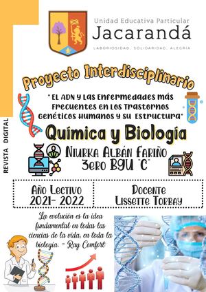 Niurka Albán Fariño - Proyecto Interdisciplinario