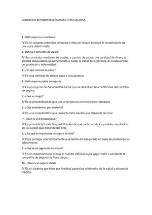 Cuestionario (Matematica Financiera) F L