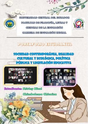 Sociedad Contemporania Portafolio
