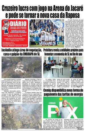 Jornal Diário Boca do Povo de quarta-feira dia 15 de setembro de 2021