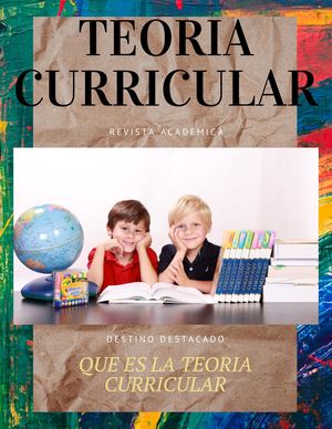 Revista De Teoria Curricular