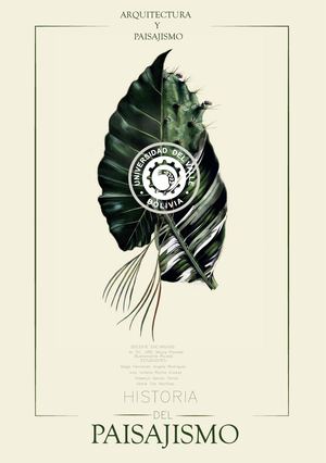 REVISTA- HISTORIA DEL PAISAJISMO (UNIDAD.3)
