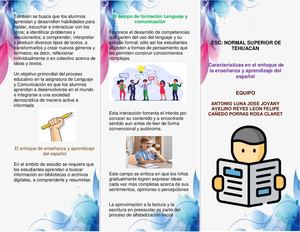 El Enfoque De Enseñanza Y Aprendizaje Del Español
