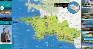 Carte Destination Quimper Cornouaille 2021  - allemand