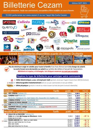 2021 09 Billetterie Permanente Cezam Occitanie