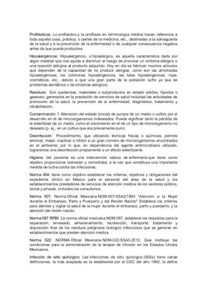 Glosario De Enfermeria Materno Infantil