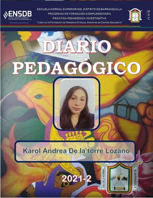 Diario Pedagógico Karol De La Torre
