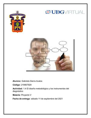 1 4 El Diseño Metodológico Y Los Instrumentos Del Diagnóstico