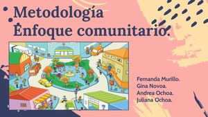 Metodología Enfoque Comunitario, Lillo Nienves