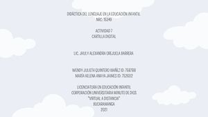 Cartilla Digital ''Mi Mundo Creativo''