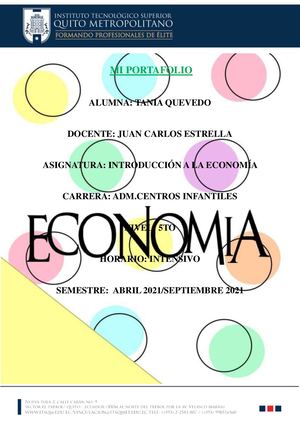 Portafolio Economia