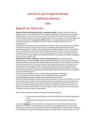 Biografias De Filosofos Guia 4 2 Periodo