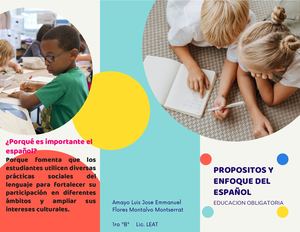 Proposito Y Enfoque En El Español