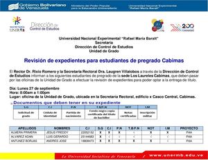 Revisión De Expedientes Sede Los Laureles