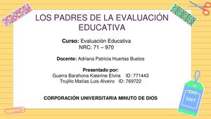 LOS PADRES DE LA EVALUACIÓN EDUCATIVA