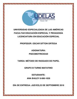 Método De Rasgado De Papel Ana Bailey